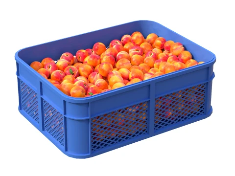Perzik plastic krat 3D Model