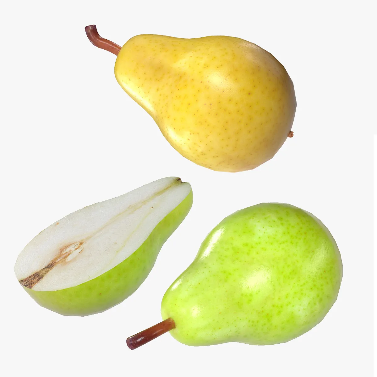 Pear Fruit 3D Model .c4d .max .obj .3ds .fbx .stl .blend