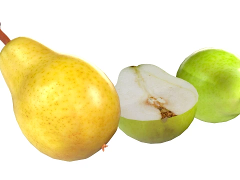 Pear Fruit 3D Model