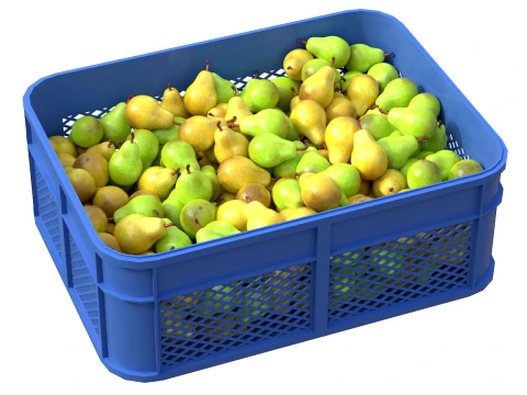 Caja de pl&aacute;stico de pera Modelo 3D