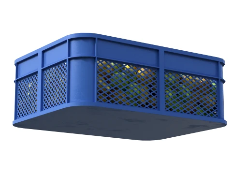 Pear Plastic Crate 3D Model