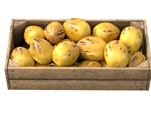 Pepino Wooden Crate 3D Model