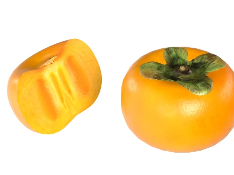 Persimmon Fruit 3D Model