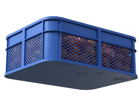 Persimmon Plastic Crate 3D Model