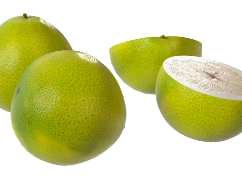Pomelo Fruit 3D Model