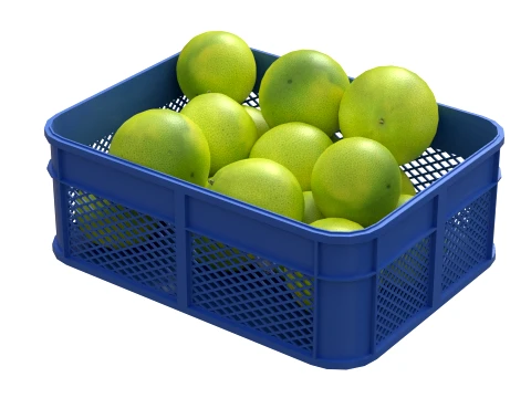 Pomelo Plastic Crate 3D Model