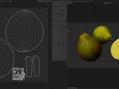 Quince Fruit 3D Model