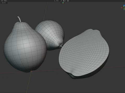 Quince Fruit 3D Model