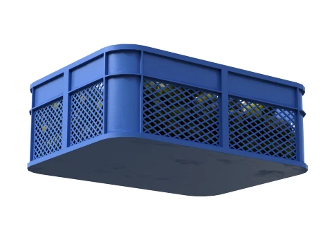 Quince Plastic Crate 3D Model