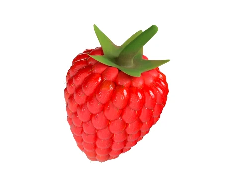 Raspberry Fruit 3D Model