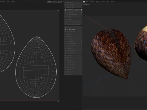 Salak Fruit 3D Model