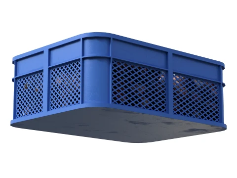 Salak Plastic Crate 3D Model