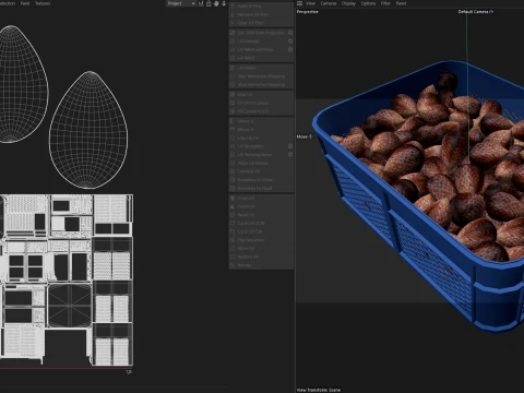 Salak Plastic Crate 3D Model