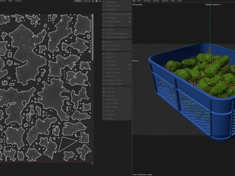 Soursop Plastic Crate 3D Model