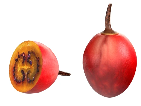 Tamarillo Fruit 3D Model