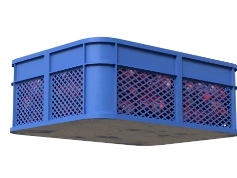 Tamarillo Plastic Crate 3D Model