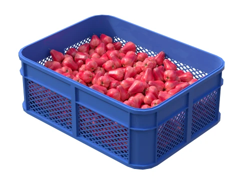 Water Java Apple Plastic Crate 3D Model