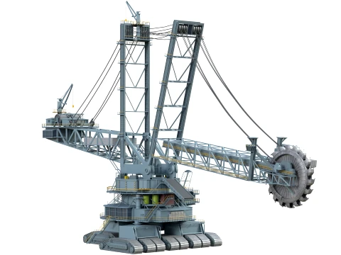 Bagger 293 Bucket Wheel Excavator 3D Model
