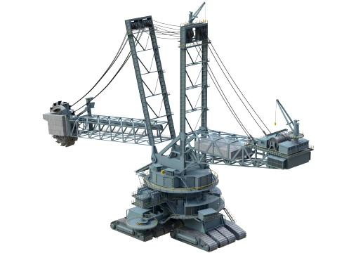 Bagger 293 Bucket Wheel Excavator 3D Model