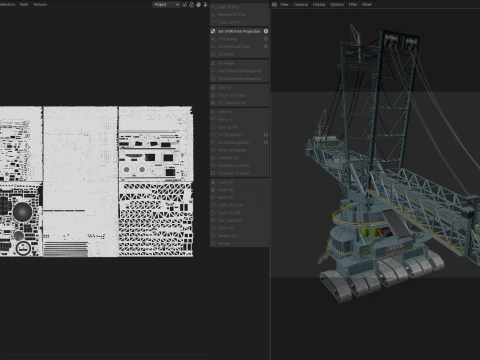 Bagger 293 Bucket Wheel Excavator 3D Model