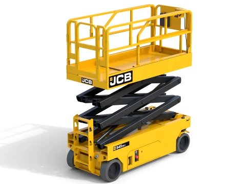 JCB Electrical Scissor Lift S4550E 3D Model