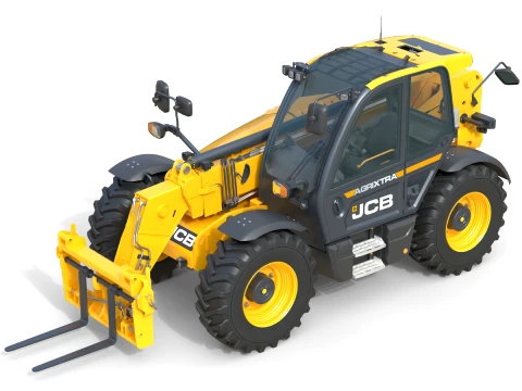 JCB Telescopic Handler 536-95 Agri 3D Model