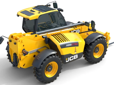 JCB Telescopic Handler 536-95 Agri 3D Model
