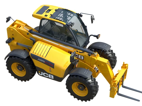 JCB Telescopic Handler 536-95 Agri 3D Model