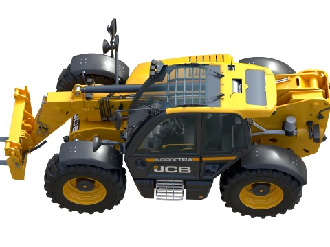 JCB Telescopic Handler 536-95 Agri 3D Model