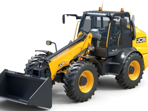Cargadora de ruedas telescópica JCB TM420 Agri Modelo 3D
