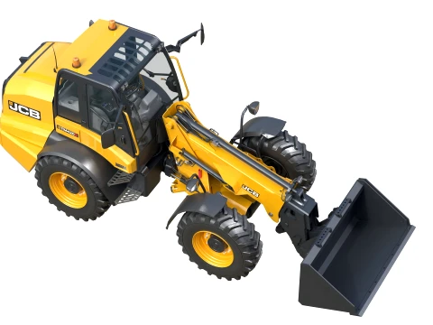 JCB Telescopic Wheel Loader TM420 Agri 3D Model