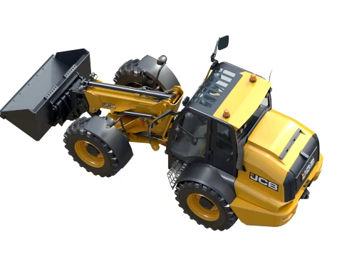JCB Telescopic Wheel Loader TM420 Agri 3D Model