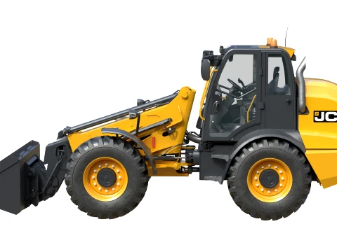 JCB Telescopic Wheel Loader TM420 Agri 3D Model