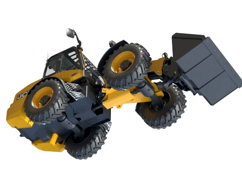 JCB Telescopic Wheel Loader TM420 Agri 3D Model