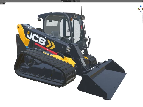 JCB Teleskid 2TS-7T 3D Model