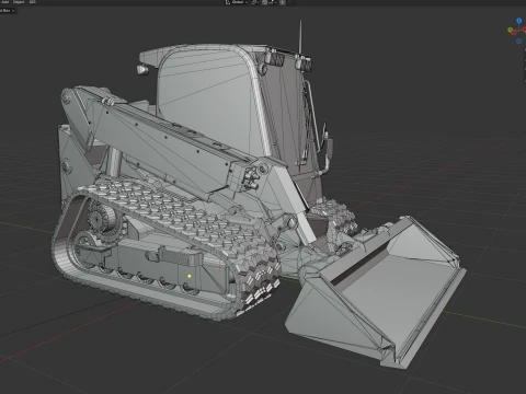 JCB Teleskid 2TS-7T 3D Model