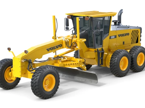 Volvo Motor Grader G990 3D Model