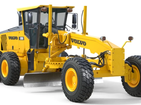 Volvo Motor Grader G990 3D Model