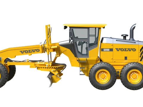 Volvo Motor Grader G990 3D Model