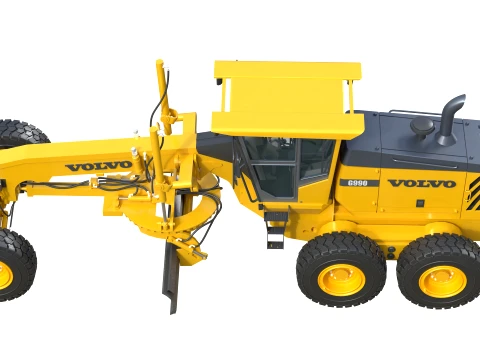 Volvo Motor Grader G990 3D Model