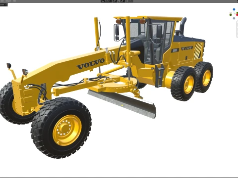 Volvo Motor Grader G990 3D Model