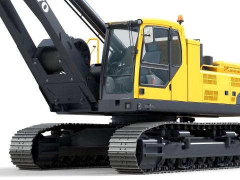 Volvo Pipelayer PL4608 3D Model