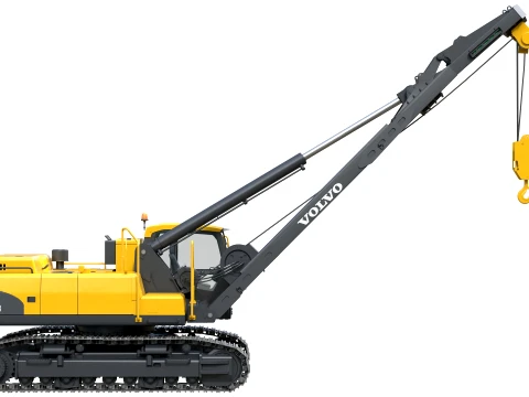 Volvo Pipelayer PL4608 3D Model