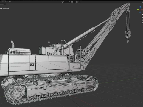 Volvo Pipelayer PL4608 3D Model