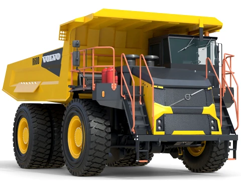 Грузовой самосвал Volvo R60D 3D Модель
