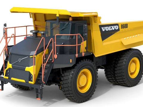 Volvo Rigid Hauler R60D 3D Model