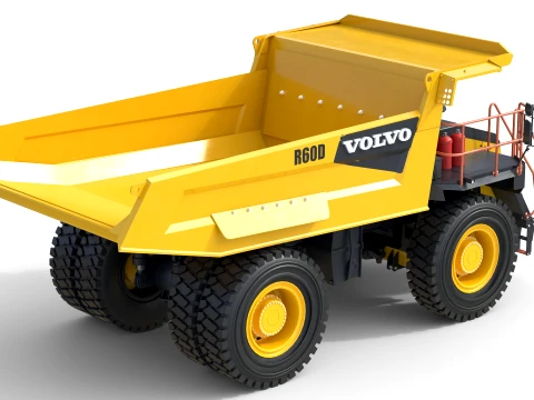 Volvo Rigid Hauler R60D 3D Model