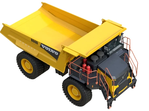 Volvo Rigid Hauler R60D 3D Model