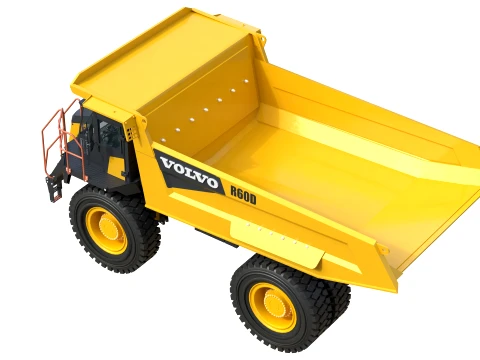 Volvo Rigid Hauler R60D 3D Model