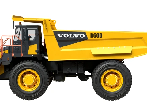 Volvo Rigid Hauler R60D 3D Model
